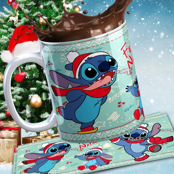 Caneca Personalizada de Porcelana de Natal