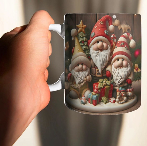 Caneca Personalizada de Porcelana de Natal