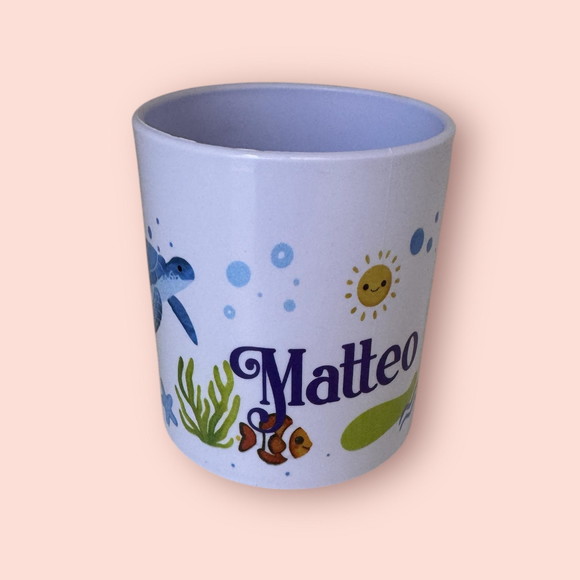 Caneca Personalizada de Polímero Fundo do Mar