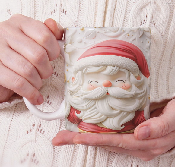 Caneca Personalizada de Porcelana de Natal