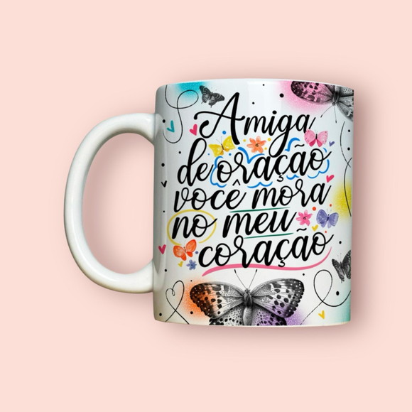 Caneca Personalizada de Porcelana Amizade