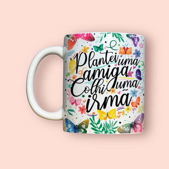 Caneca Personalizada de Porcelana Amizade