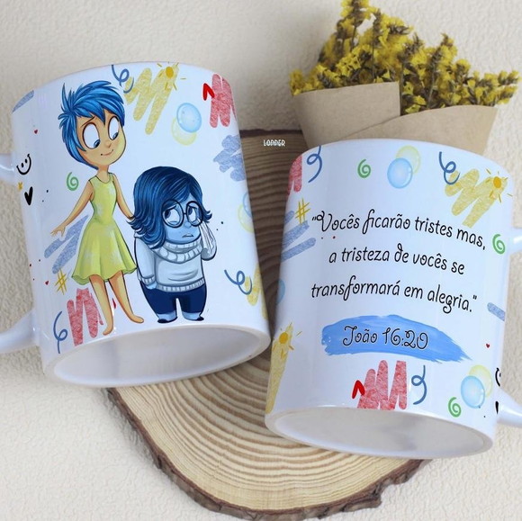 Caneca Personalizada de Porcelana Divertidamente