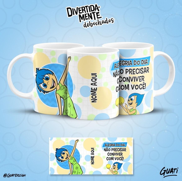 Caneca Personalizada de Porcelana Divertidamente