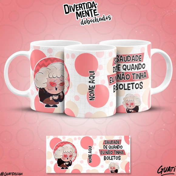 Caneca Personalizada de Porcelana Divertidamente