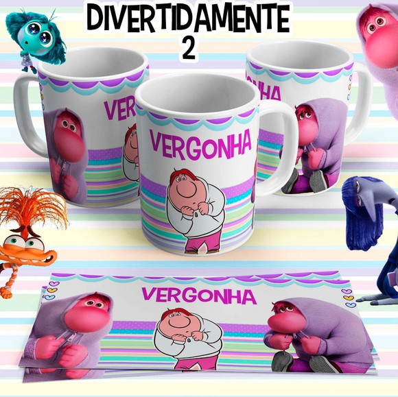 Caneca Personalizada de Porcelana Divertidamente