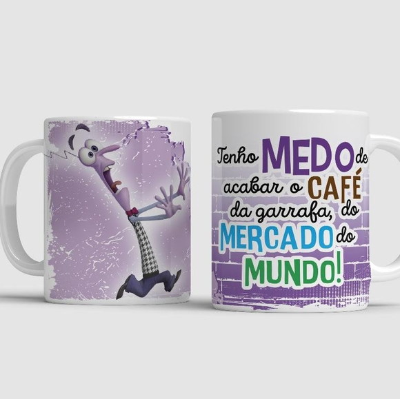 Caneca Personalizada de Porcelana Divertidamente