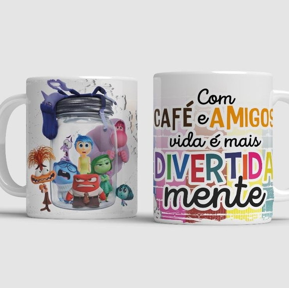Caneca Personalizada de Porcelana Divertidamente