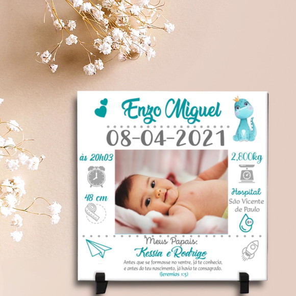 Azulejo Personalizado Maternidade