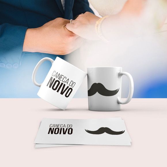 Caneca Personalizada de Porcelana Casamento