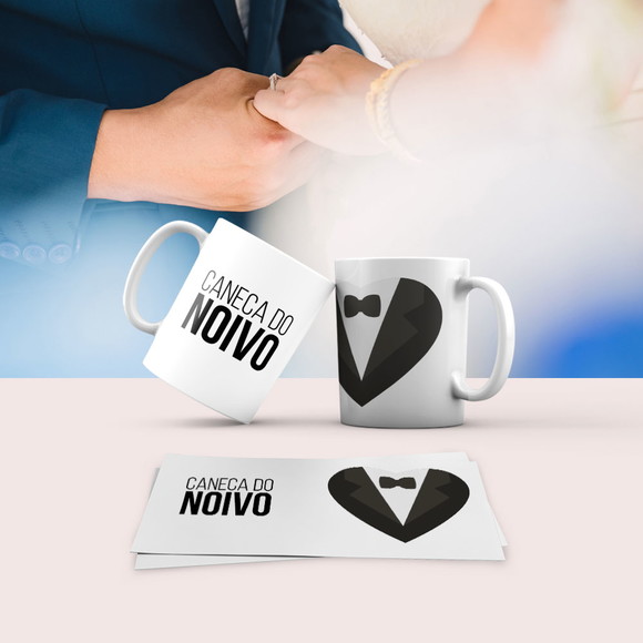 Caneca Personalizada de Porcelana Casamento