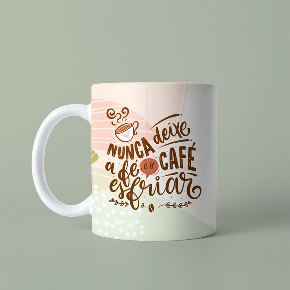 Caneca Personalizada de Porcelana Café