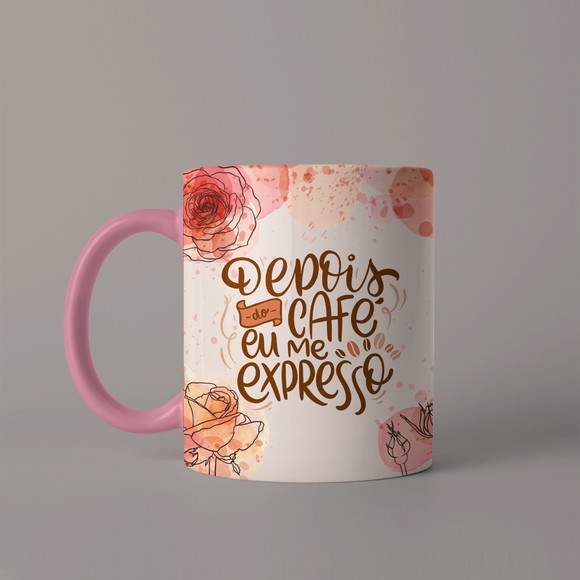 Caneca Personalizada de Porcelana Café