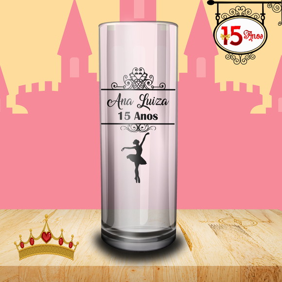 Copo Personalizadao Long Drink 15 Anos