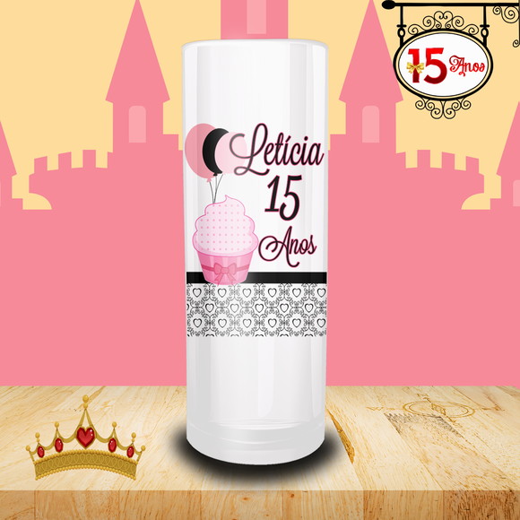 Copo Personalizado Long Drink 15 Anos