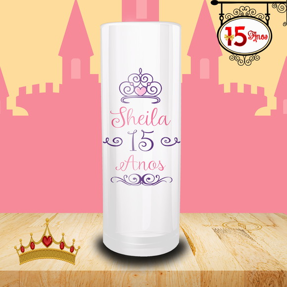 Copo Personalizado Long Drink 15 Anos