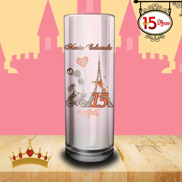 Copo Personalizado Long Drink 15 Anos