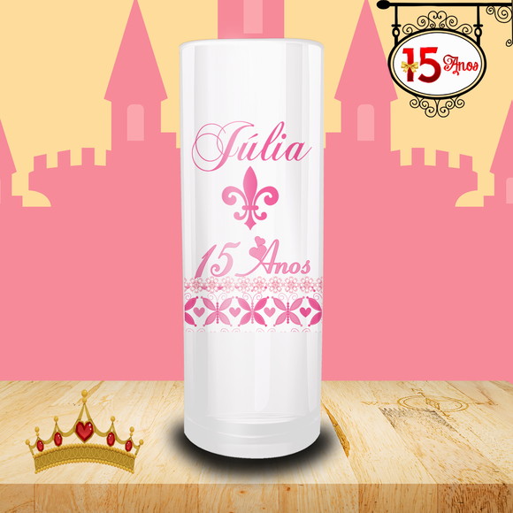 Copo Personalizado Long Drink 15 Anos
