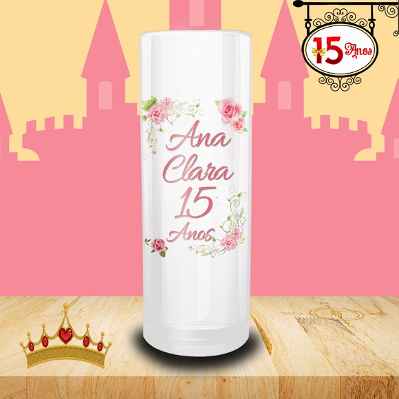 Copo Personalizado Long Drink 15 Anos