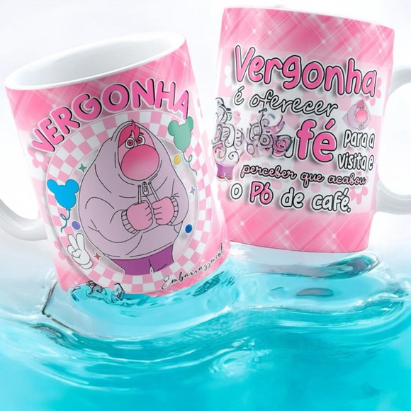 Caneca Personalizada de Porcelana Divertidamente