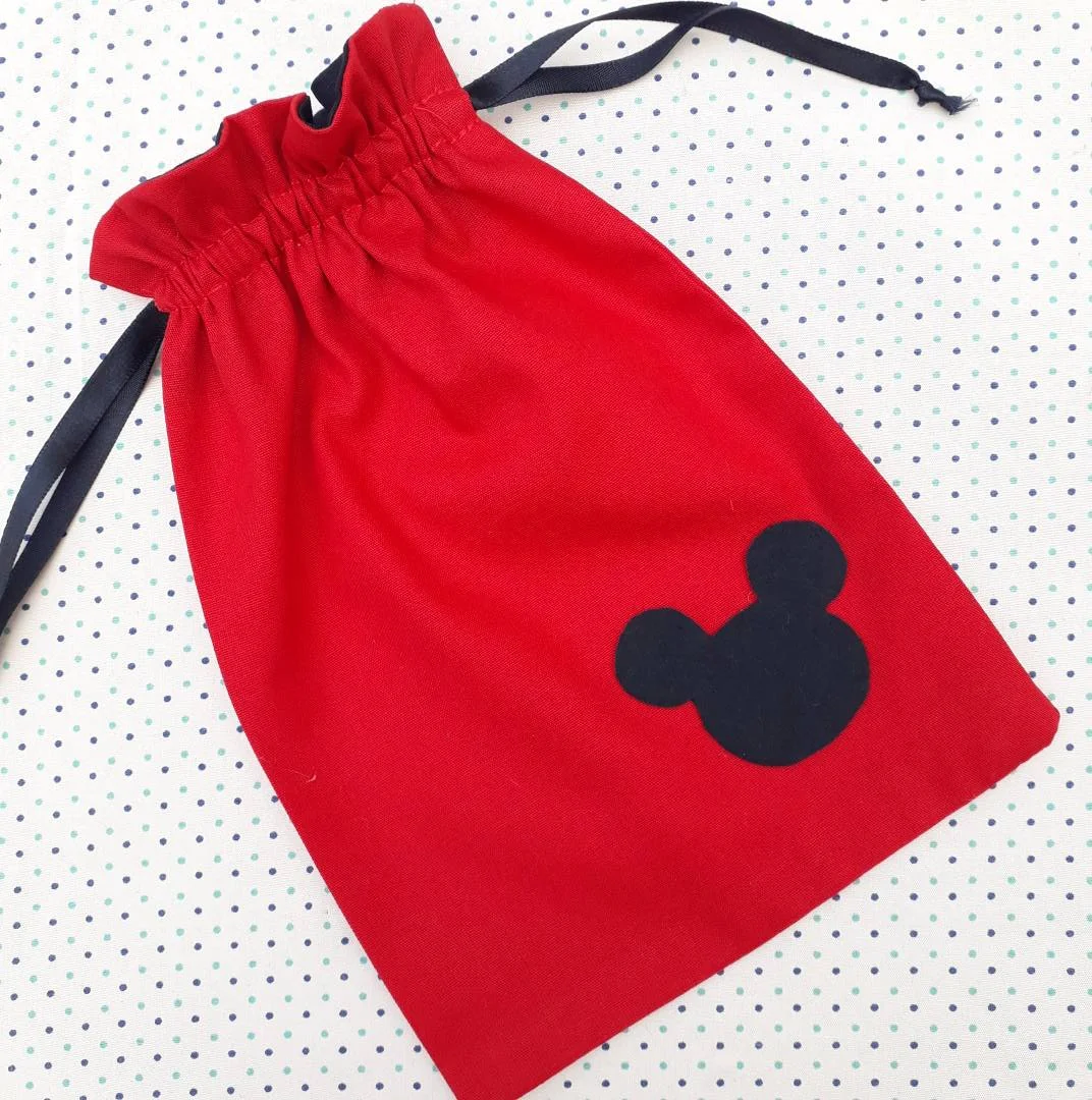 Saquinho para lembrancinha minnie e mickey festa infantil - Imagem 3