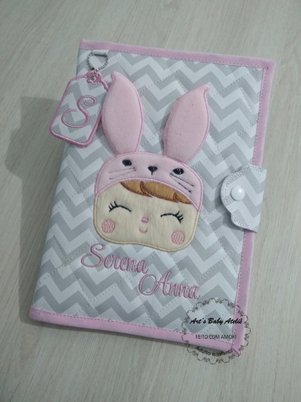 Capa caderneta de vacinas personalizada