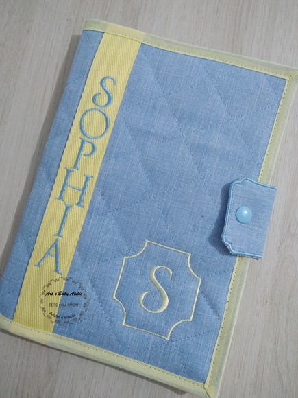 Capa caderneta de vacinas minimalista