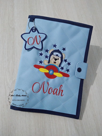 Capa caderneta de vacinas personalizada