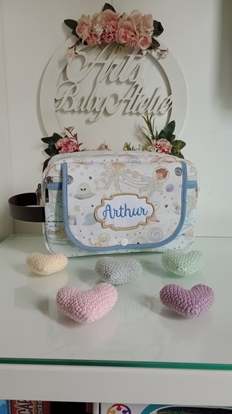 Porta Fraldas e lenço