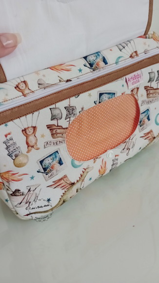 Porta Fraldas Lenço umedecido - Imagem 2