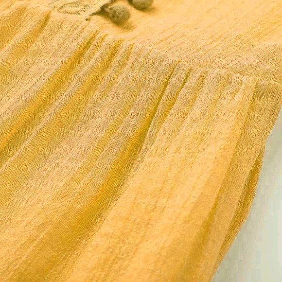 Vestido Longo Algodão Linho Renda Boyo Chic Artesanal - Imagem 5