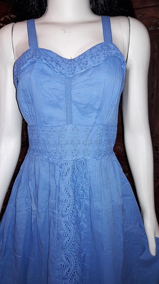 Vestido tecido laise mullet assimétrico - Imagem 2