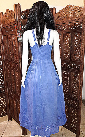 Vestido tecido laise mullet assimétrico - Imagem 3