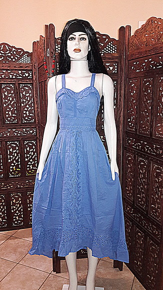 Vestido tecido laise mullet assimétrico
