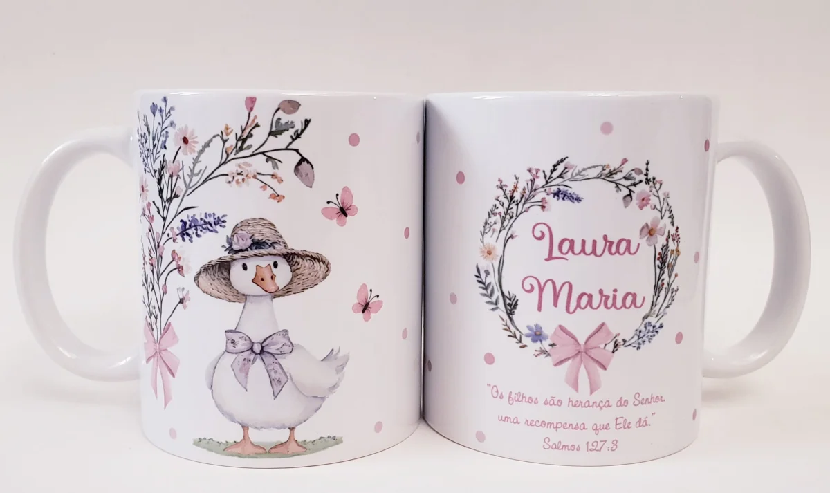 Caneca personalizada maternidade patinho - Imagem 1