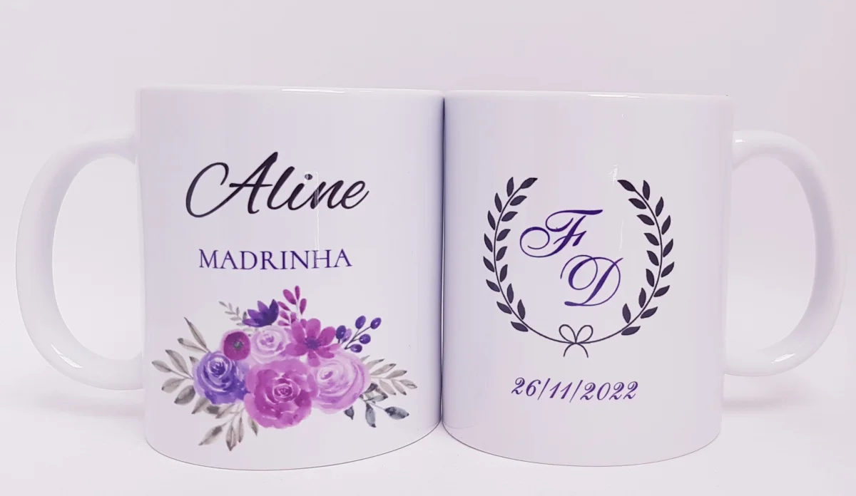 Caneca personalizada casamento padrinhos - Imagem 3