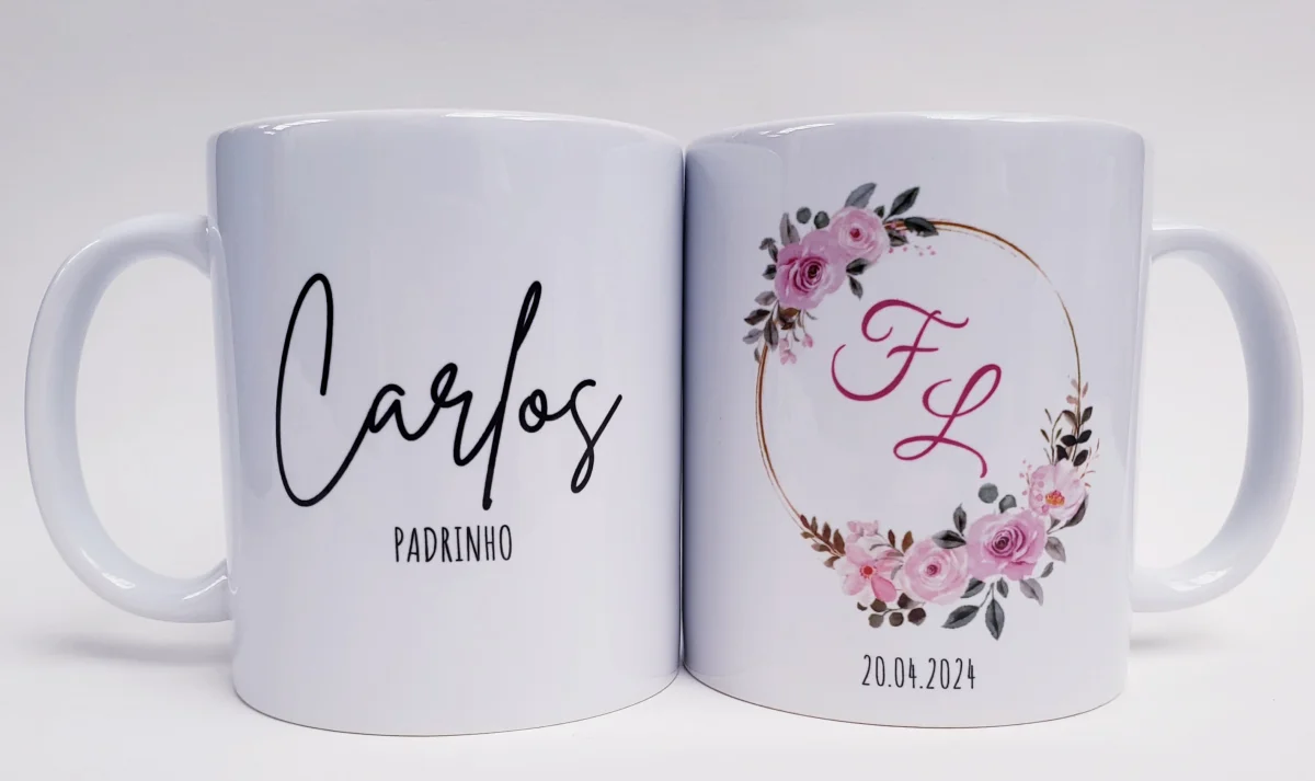 Caneca personalizada casamento padrinhos - Imagem 3