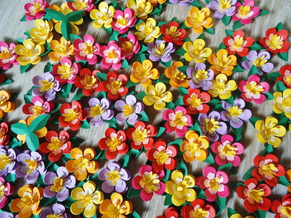 Mini Flor de Papel