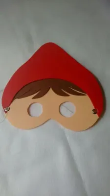 Máscaras Chapeuzinho Vermelho e Lobo Mau