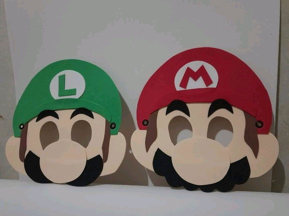 Máscaras Turma do Super Mario Bross - Imagem 3