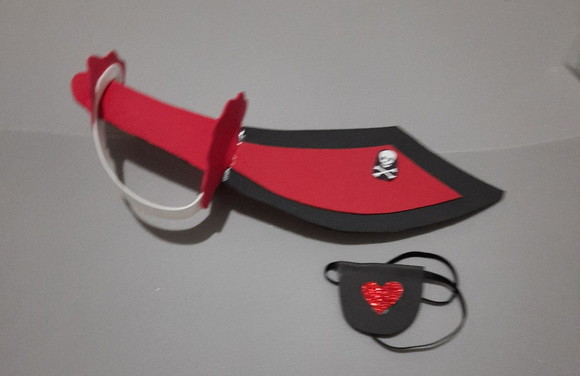 50 Espadas Pirata + Tapa Olho Pirata - Imagem 4
