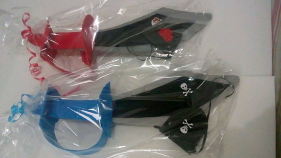 50 Espadas Pirata + Tapa Olho Pirata - Imagem 2