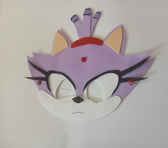 Blaze Cat - Sonic Máscaras em Eva - Imagem 2