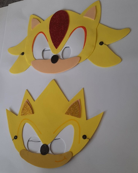 Mascaras Super Sonic e Super Shadow - Imagem 2