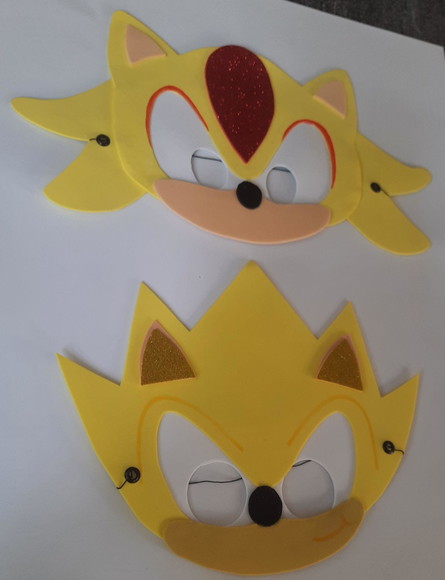 Mascaras Super Sonic e Super Shadow - Imagem 3