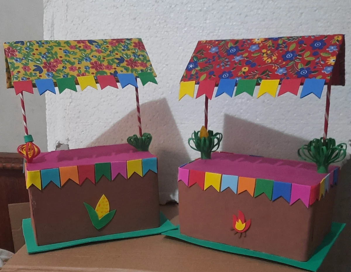 Barraquinha Junina Enfeite de Mesa - Imagem 6