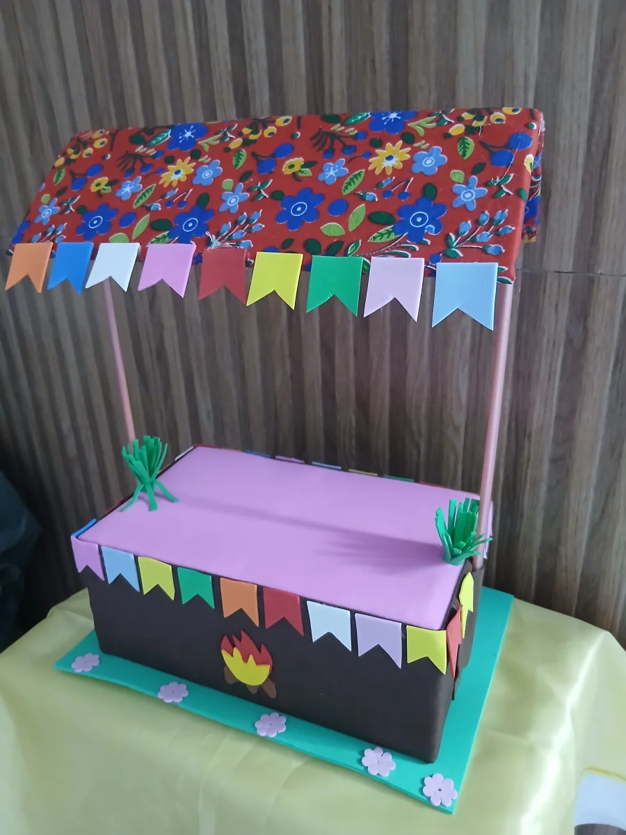 Barraquinha Junina Enfeite de Mesa - Imagem 4