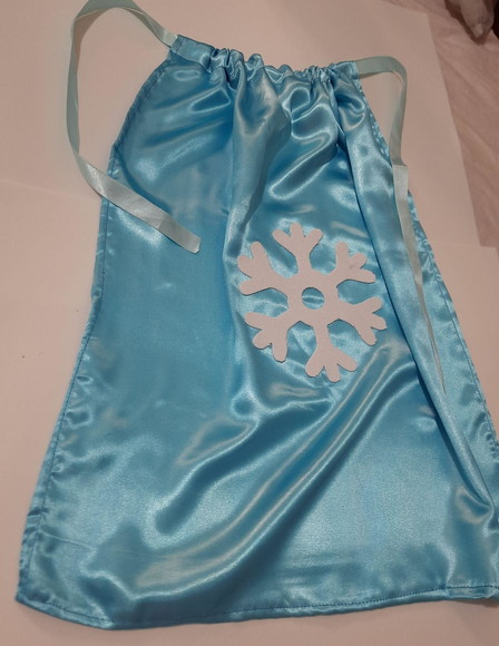 Máscara e Capa de Cetim Elsa Frozen - Imagem 2