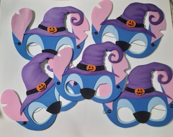 Máscaras Stitch Dias das Bruxas - Imagem 2