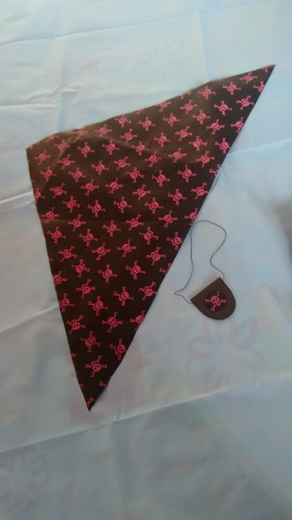 Kit Pirata Espada Bandana e Tapa Olho Pirata - Imagem 3